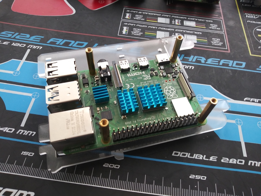 pi on plastic mount